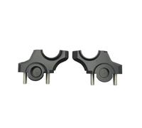 DINGYIG Manubrio Riser Moto per MT09 per FZ-09 per FZ09 per XSR900 2012-2018 Manubrio Riser Supporto Morsetto Accessori Moto(Black)