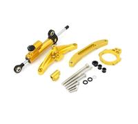 DINGYIG Moto Ammortizzatore di Sterzo Staffa Set Stabilizzatore Ammortizzatori Lineari Supporto di Montaggio per FZ1 per FAZER 2006-2015 Sterzo Stabilizzare(B Color-G)