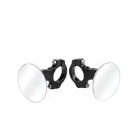 DINGYIG Specchietto Retrovisore Universale per Moto Visione Ampia Convesso Supporto per Manubrio Specchietto Laterale Posteriore Rotazione di 360 Gradi Etrovisore