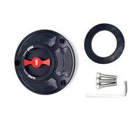 DINGYIG Tappo Serbatoio Benzina Copertura del Tappo Serbatoio Carburante Motocicletta per MT09 per MT-07 per Tracer per MT-09 SP per MT10 per MT03 per FZ09 per FZ07(Black Red)