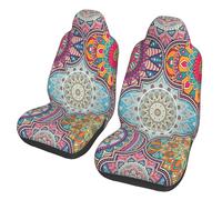 DINGZEN Sedili Auto Coprisedile Per Auto, Set Da 2 Pezzi, Universale Per Sedile Posteriore, Per, Accessori Decorativi Per