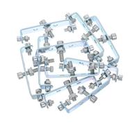 DINHEAROM 10 Set Portabiciclette Accessori Per Portabici Piastra Fissaggio Posteriore Per Bici Staffa Conversione Per Portabici Connettore Posteriore Per Bici
