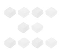 DINHEAROM 10 tappi terminali per ringhiera, protezioni per sponde del letto da 3 x 3 cm per anziani, tappi terminali per corrimano per casa, assistenza infermieristica e accessori di supporto per la