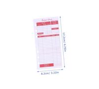 DINHEAROM 12 fogli Budget Card con Punch per Organizer Bilancio Portatile Planner Spese Personali e Aziendali Carta Budget per Casa e Ufficio Materiale Cartaceo Resistente e Facile Usare