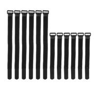 DINHEAROM 12 pezzi Cinghie per manubrio multiuso regolabili in nylon Cinghie per fissaggio manubrio Supporto per torcia elettrica da ciclismo Cintura di fissaggio regolabile per ruote di bici e carico