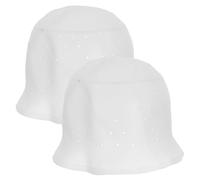 DINHEAROM 2 cuffie in silicone per mèches | Cuffie in silicone professionali riutilizzabili | Speciali per tinture per capelli | Strumenti per tinture da parrucchiere