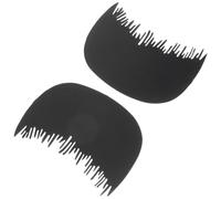 DINHEAROM 2 pezzi Pettine Barriera per Contorno Frontale Applicatore Professionale per Fibre Capillari Pettine per Rinfoltire Capelli Sottile e Facile da Usare Adatto Uomo e Donna per