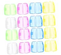 DINHEAROM 20pezzi Custodia Spazzolino Da Viaggio Cover Protettiva Per Testine Di Spazzolino Elettrico e Manuale Design Antipolvere Per Viaggi e Ufficio