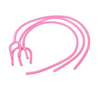 DINHEAROM 3 Tubi di Prolunga per Stetoscopio Rosa, Tubo di Sostituzione Resistente per Accessori Medici, Compatibile Diversi Modelli per Uso Professionale e Clinico