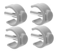 DINHEAROM 4pezzi Morsetto c Per Stampelle Clip Di Ricambio Per Fibbia Del Deambulatore Attacchi in Plastica Per Bastone Da Passeggio Sostituzione Accessori Per Deambulatore
