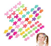 DINHEAROM 50 Pezzi Mollette per Chioma Bambina in Plastica Design Cartone Animato, Accessori Carini per Fotografia Ragazzo Ragazza e Feste, per Look Tenero e Creativo Colore Colore Casuale