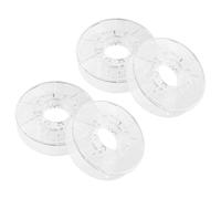 DINHEAROM Bobina per stampante 3D riutilizzabile, plastica PS, 4 pezzi, spool vuoti per stampa e stoccaggio filamento, adatta per utilizzo domestico e fai-da-te