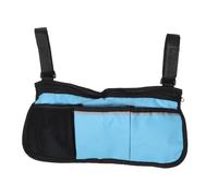 DINHEAROM Borsa Laterale Per Bracciolo Della Sedia Organizer Per Deambulatore e Sedia Rotelle Tasca Rete Resistente Per Accessori e Oggetti Essenziali Sfumato