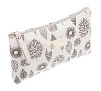 DINHEAROM Borsa per Trucco da Viaggio in Tela Multiuso Design a Cerniera, Borsa Cosmetica Comoda per Viaggi D'affari e Soggiorni in Hotel