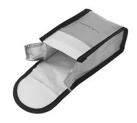 DINHEAROM Borsa Pvc e Resistente al Batterie per Protettiva Litio al Fuoco Antiesplosione in Tessuto Non Tessuto Argento per Viaggio e Officina
