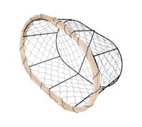 DINHEAROM Cestino in Filo Di Ferro Per Conservare Pane e Frutta Organizer Multifunzionale Per Cucina e Dispensa Realizzato in Materiale Resistente Di Ventilazione Per Mantenere Gli Alimenti