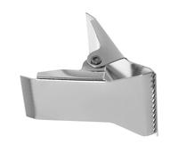 DINHEAROM Clip Grandi Acciaio per Ufficio Pinze Robuste per Documenti Contabili Fermagli Metallici Resistenti per Organizzazione e Fissaggio Carta