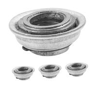 DINHEAROM Cuscinetti Ruote Anteriori per Sedia a Rotelle 4 Pezzi in Acciaio Set Parti Piccole Cuscinetti per Mozzo Forcella Riparazione e Manutenzione Ausilio Mobilità