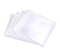 DINHEAROM Custodie Trasparenti in Plastica con Vassoio Assemblato 5 Pezzi Protezione Antigraffio e Antirottura per Conservare 2 Dischi in Sicurezza per CD Doppie