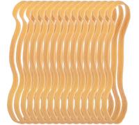 DINHEAROM Elastici in Gomma Dorati Resistenti e Duttili, Sacchetto da 1 per Forniture per Ufficio e Lavori Artigianali Elevata Forza di Trazione