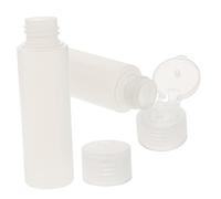 DINHEAROM Erogatori Vuoti 50Ml 2Pcs Bottiglie Ricaricabili per Cosmetici Viaggio Contenitori per Shampoo e Lozione in per Viaggi e Campioni