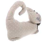 DINHEAROM Fermaporta a Forma di Gatto di Cotone Peso in Sabbia, Design Carino e Funzionale per Casa e Camera da Letto, Non Graffia Pavimento