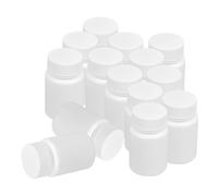 DINHEAROM Flaconi per Pillole da 50 Ml, Set da 20 Contenitori Tappo a Vite, per Conservare Campioni e Medicinali Durante Viaggi e Uso Giornaliero