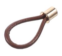 DINHEAROM Maniglia in Corda di Pelle Vintage, Pomelli Rustici per Cassetti e Armadi, Facile da Installare per Cucina, Camera da Letto e Soggiorno, Design Elegante per Mobili e Guardaroba