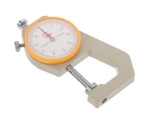 DINHEAROM Misuratore di Spessore per Pelle Professionale, Strumento di Misura Preciso per Pelletteria Fai-da-te, Calibro Portatile per Valutazione Spessore Pelle Artigianale