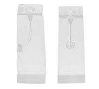 DINHEAROM Modello di Cavità Pulpare Trasparente 2 Pezzi Strumento Educativo per Esposizione dell'Anatomia del Canale Radicolare in Contesto Scolastico