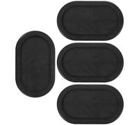 DINHEAROM Occhielli Passacavo in Gomma Ecologica 4 Pezzi, Guarnizioni Ovali 50X90 MM, Tappi per Foro Blindato, Protezione Cavi per Installazioni Elettriche Domestiche