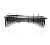 DINHEAROM Organizer Per Pettini Tagliacapelli in Plastica Resistente Custodia Porta Accessori Professionale Per Barbieri e Uso Personale Design Moderno Con Scomparti Facile Da Trasportare