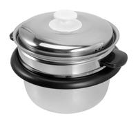 DINHEAROM Pentola Interna Antiaderente per Cuoci Riso da 2l in Lega di Alluminio e Plastico Design Creativo, per Mantenere Zuppe e Cottura in Cucina Stili multipli