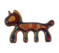DINHEAROM per cuoio capelluto in legno a forma di unicorno, strumento per massaggi - bomboniera per feste di compleanno per anziane, madri, mogli, figlie, matrimoni