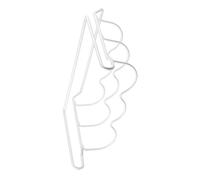 DINHEAROM Porta Vini in Ferro Supporto Per Bottiglie Da Frigorifero Scaffale Per Organizer Per Bottiglie Di Soda e Per Cucina e Soggiorno Facile Da Pulire e Resistente Alla