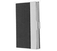 DINHEAROM Portabiglietti Visita Acciaio Inossidabile con Capacità Stoccaggio Design Elegante e Sicuro per Professionisti Portacarte per Networking e Utilizzo