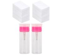 DINHEAROM Set da 652 Pezzi per Manicure Flaconi Vuoti Portatili da 100ml in Plastica, Facili da Riempire e Compatti, per Rimuovere Smalto e Unghie
