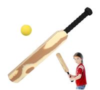 DINHEAROM Set da Cricket per Bambini Mazze e Ceppi in Eva Sicuro, Gioco Interattivo per attività Sportive all’Aperto al Chiuso, Attrezzatura Educativa per Sviluppo Manuale e Divertimento