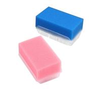 DINHEAROM Spazzola Massaggio per Allenamento Sensoriale per Ragazzo Ragazza 2 Pezzi Spugna Morbida Effetto Calmante e Rimozione Cellule Morte per Bagnetto Colore Casuale