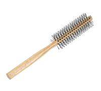 DINHEAROM Spazzola Mini per Asciugatura Phon Pettine a in Legno Setole in Nylon per per Styling e Asciugatura