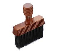 DINHEAROM Spazzola Setole Robuste la Pulizia del Collo da Parrucchiere Spolverino per Chioma Spezzati Manico in Legno per Barberia e Uso Personale Dopo Taglio Chioma