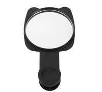 DINHEAROM Specchietto retrovisore da scrivania regolabile con clip - Specchio grandangolare e per punti ciechi per postazioni di lavoro in ufficio, cubicoli e privacy personale