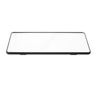 DINHEAROM Specchio per il trucco con aletta parasole per auto - Specchietti per il trucco con cinghie - Accessori da viaggio per retrovisori interni per auto per SUV, berline, camion, nero