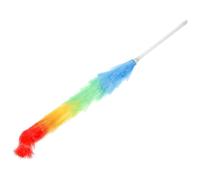 DINHEAROM Spolverino la Casa in Piume di Pollo Ultra Sottili con Manico Ergonomico, Spazzola Multiuso per Mobili e Soffitti, Strumento la Rimozione della Polvere Domestica e Ufficio,