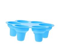 DINHEAROM Stampo Ghiaccioli in Silicone Cavità Resistente al Freddo Riutilizzabile e Facile da per Gelati da Te Famiglia