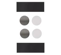 DINHEAROM Strisce Magnetiche Adesive Retro Autoadesivo per Fissaggio Magnetico, 2 Strisce in Magnete e Colla Acrilica, per Progetti DIY e Decorazioni in Cucina