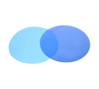 DINHEAROM Studio Lighting Gels, LED Light Diffuser, Pellicola di Correzione Colore, 10 Pezzi, PET, Blu, per Lampade e LED, per Correzioni di Luce Professionali