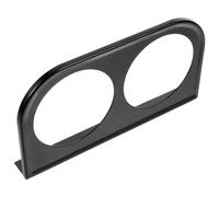 DINHEAROM Supporto per Indicatore Cruscotto 52Mm Doppio Foro in Metallo, Staffa di Montaggio per Misuratore Auto, Kit Supporto per Veicoli Industriali, Camion e Imbarcazioni