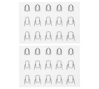 DINHEAROM Tappetini per Manicure in Silicone Colorato Riutilizzabili 2 Pezzi, Cuscinetti per Nail Art Superficie Lavabile, Strumenti per Saloni di Bellezza e Uso Personale