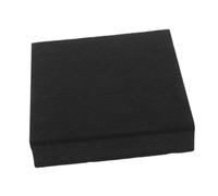 DINHEAROM Tappetino per isolamento acustico nero in gomma e plastica, pad adesivo per subwoofer e batteria elettronica, facile da installare, design multifunzione per uso domestico